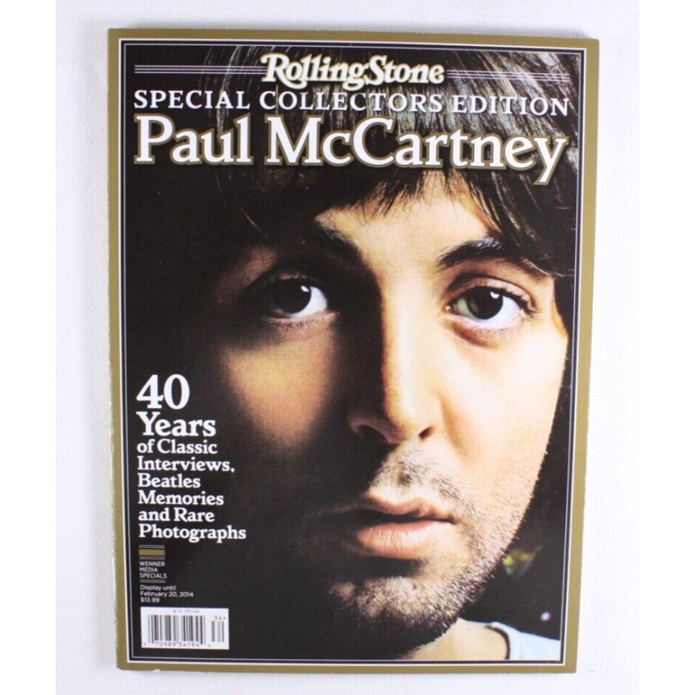 Rolling Stone magazine Paul McCartney Feb 20 2014 Special collectors edition